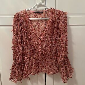 Beautiful unique Zara blouse 🩷